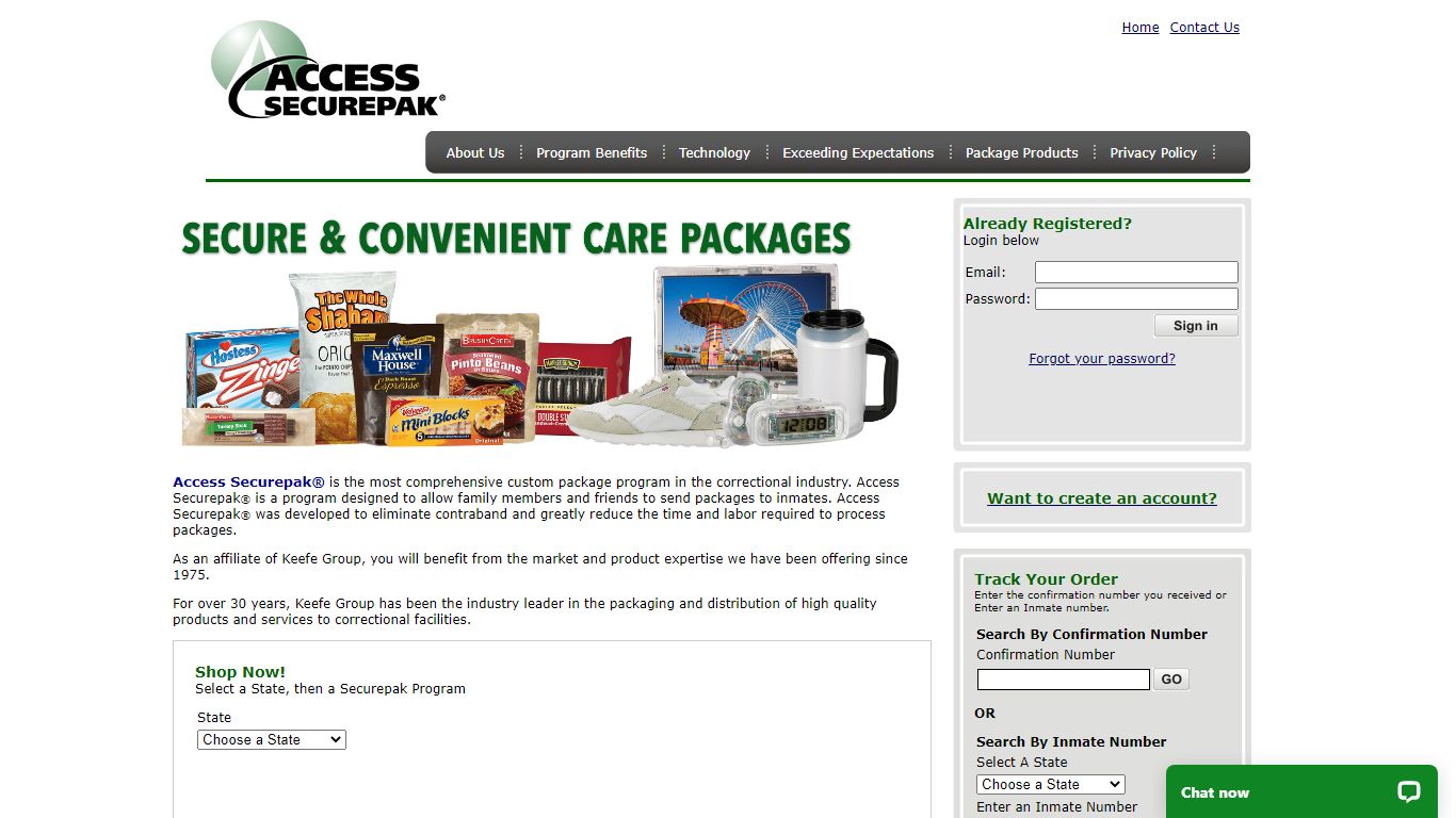 Access Securepak - Harris County Package Program - TX - FAQs